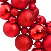 Thumbnail for Weihnachtskranz Rot 45 cm Polystyrol