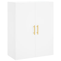 Thumbnail for Highboard Weiß 69,5x34x180 cm Holzwerkstoff