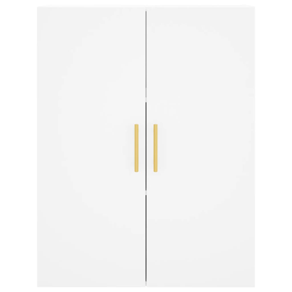 Highboard Weiß 69,5x34x180 cm Holzwerkstoff