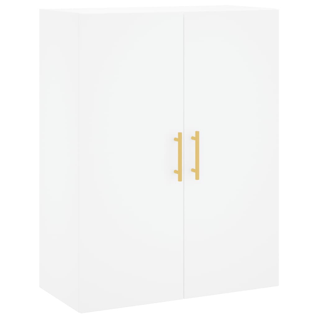 Highboard Weiß 69,5x34x180 cm Holzwerkstoff