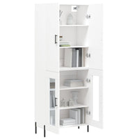 Thumbnail for Highboard Weiß 69,5x34x180 cm Holzwerkstoff