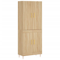 Thumbnail for Highboard Sonoma-Eiche 69,5x34x180 cm Holzwerkstoff