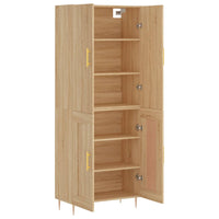 Thumbnail for Highboard Sonoma-Eiche 69,5x34x180 cm Holzwerkstoff