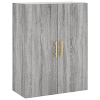 Thumbnail for Highboard Grau Sonoma 69,5x34x180 cm Holzwerkstoff