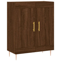 Thumbnail for Highboard Braun Eichen-Optik 69,5x34x180 cm Holzwerkstoff