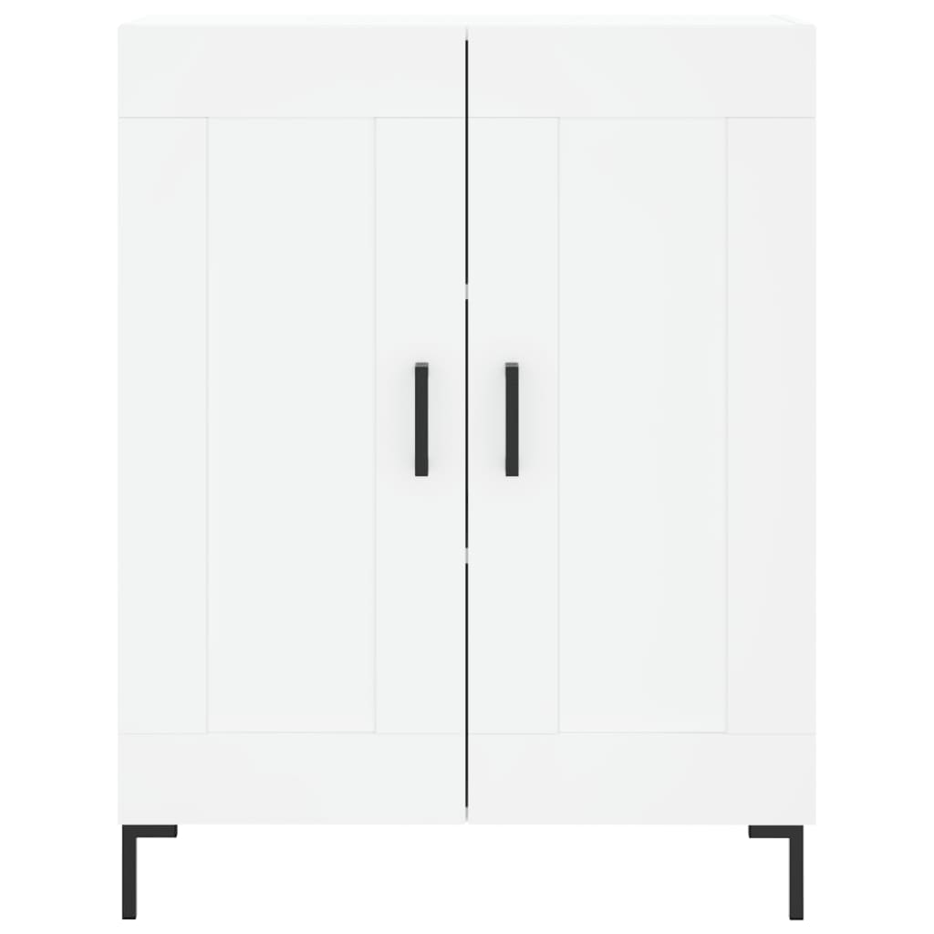 Highboard Weiß 69,5x34x180 cm Holzwerkstoff