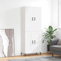 Thumbnail for Highboard Weiß 69,5x34x180 cm Holzwerkstoff