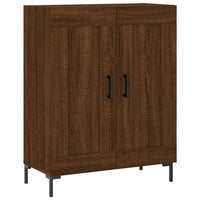 Thumbnail for Highboard Braun Eichen-Optik 69,5x34x180 cm Holzwerkstoff