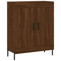 Thumbnail for Highboard Braun Eichen-Optik 69,5x34x180 cm Holzwerkstoff