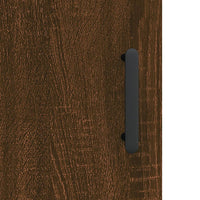Thumbnail for Highboard Braun Eichen-Optik 69,5x34x180 cm Holzwerkstoff