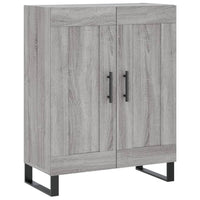 Thumbnail for Highboard Grau Sonoma 69,5x34x180 cm Holzwerkstoff