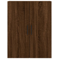 Thumbnail for Highboard Braun Eichen-Optik 69,5x34x180 cm Holzwerkstoff