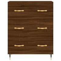 Thumbnail for Highboard Braun Eichen-Optik 69,5x34x180 cm Holzwerkstoff