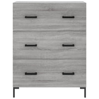 Thumbnail for Highboard Grau Sonoma 69,5x34x180 cm Holzwerkstoff
