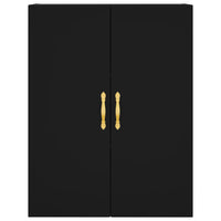 Thumbnail for Highboard Schwarz 69,5x34x180 cm Holzwerkstoff