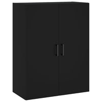 Thumbnail for Highboard Schwarz 69,5x34x180 cm Holzwerkstoff