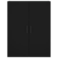 Thumbnail for Highboard Schwarz 69,5x34x180 cm Holzwerkstoff