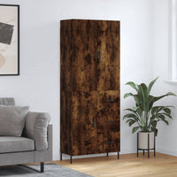 Thumbnail for Highboard Räuchereiche 69,5x34x180 cm Holzwerkstoff