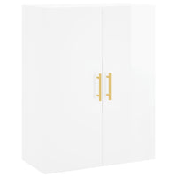 Thumbnail for Highboard Hochglanz-Weiß 69,5x34x180 cm Holzwerkstoff
