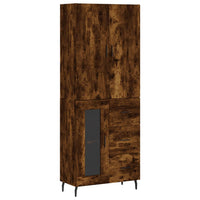 Thumbnail for Highboard Räuchereiche 69,5x34x180 cm Holzwerkstoff