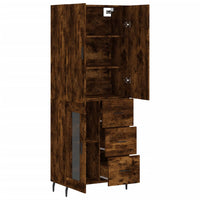 Thumbnail for Highboard Räuchereiche 69,5x34x180 cm Holzwerkstoff