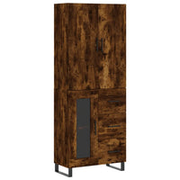 Thumbnail for Highboard Räuchereiche 69,5x34x180 cm Holzwerkstoff