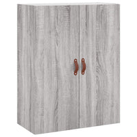 Thumbnail for Highboard Grau Sonoma 69,5x34x180 cm Holzwerkstoff