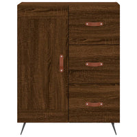 Thumbnail for Highboard Braun Eichen-Optik 69,5x34x180 cm Holzwerkstoff