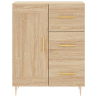 Thumbnail for Highboard Sonoma-Eiche 69,5x34x180 cm Holzwerkstoff