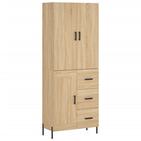 Thumbnail for Highboard Sonoma-Eiche 69,5x34x180 cm Holzwerkstoff