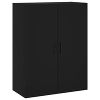 Thumbnail for Highboard Schwarz 69,5x34x180 cm Holzwerkstoff