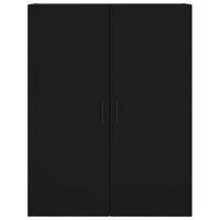 Thumbnail for Highboard Schwarz 69,5x34x180 cm Holzwerkstoff