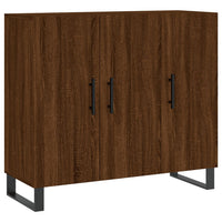 Thumbnail for Sideboard Braun Eichen-Optik 90x34x80 cm Holzwerkstoff