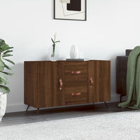 Thumbnail for Sideboard Braun Eichen-Optik 100x36x60 cm Holzwerkstoff