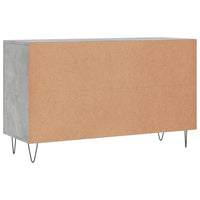 Thumbnail for Sideboard Betongrau 100x36x60 cm Holzwerkstoff
