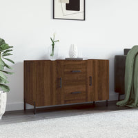 Thumbnail for Sideboard Braun Eichen-Optik 100x36x60 cm Holzwerkstoff