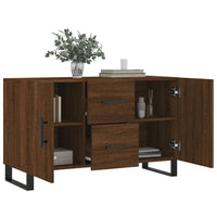 Thumbnail for Sideboard Braun Eichen-Optik 100x36x60 cm Holzwerkstoff