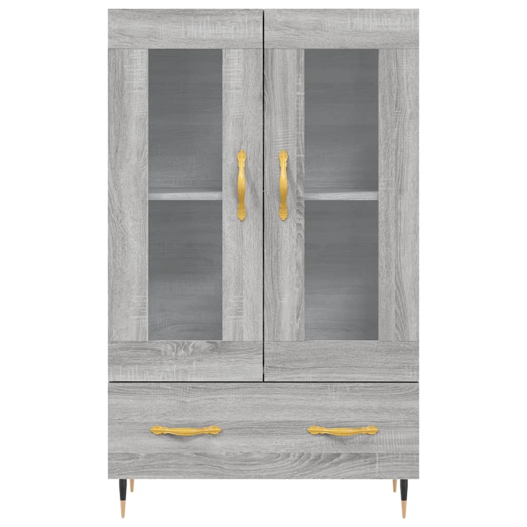 Highboard Grau Sonoma 69,5x31x115 cm Holzwerkstoff