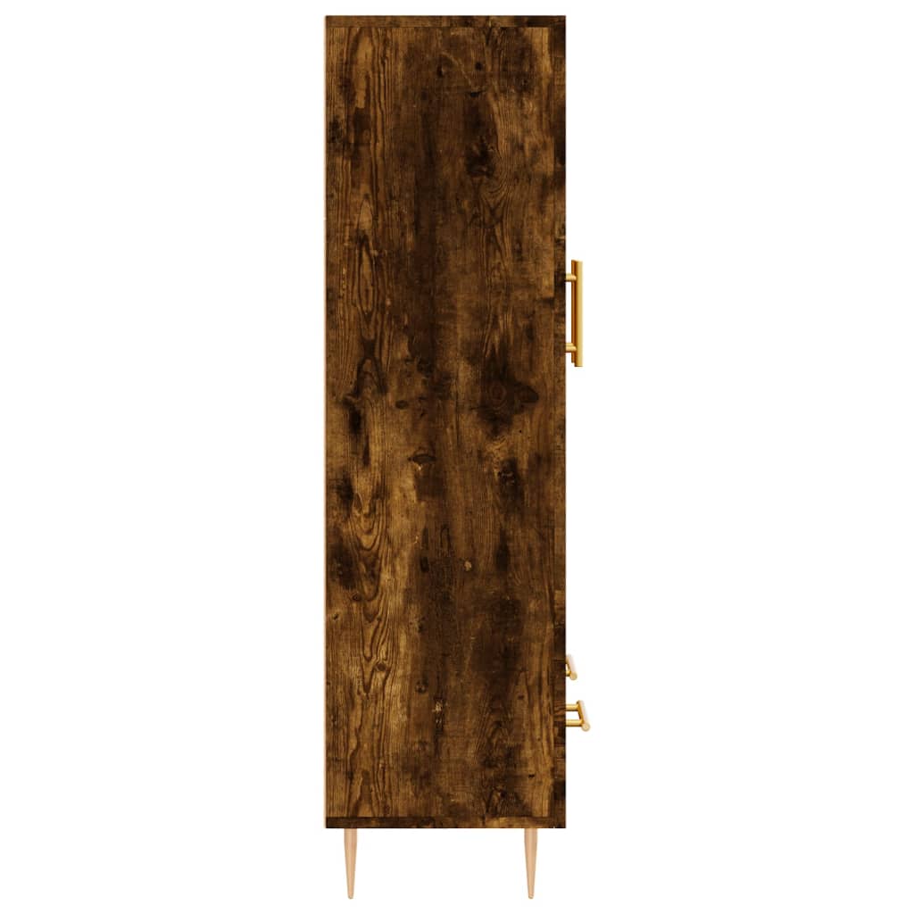 Highboard Räuchereiche 69,5x31x115 cm Holzwerkstoff