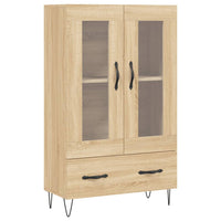 Thumbnail for Highboard Sonoma-Eiche 69,5x31x115 cm Holzwerkstoff