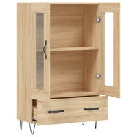 Thumbnail for Highboard Sonoma-Eiche 69,5x31x115 cm Holzwerkstoff