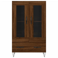 Thumbnail for Highboard Braun Eichen-Optik 69,5x31x115 cm Holzwerkstoff