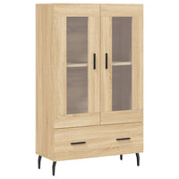 Thumbnail for Highboard Sonoma-Eiche 69,5x31x115 cm Holzwerkstoff