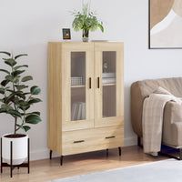 Thumbnail for Highboard Sonoma-Eiche 69,5x31x115 cm Holzwerkstoff