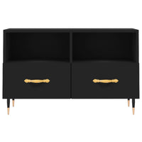 Thumbnail for TV-Schrank Schwarz 80x36x50 cm Holzwerkstoff