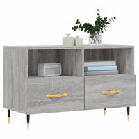 Thumbnail for TV-Schrank Grau Sonoma 80x36x50 cm Holzwerkstoff