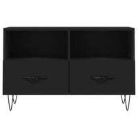 Thumbnail for TV-Schrank Schwarz 80x36x50 cm Holzwerkstoff