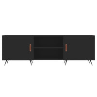 Thumbnail for TV-Schrank Schwarz 150x30x50 cm Holzwerkstoff