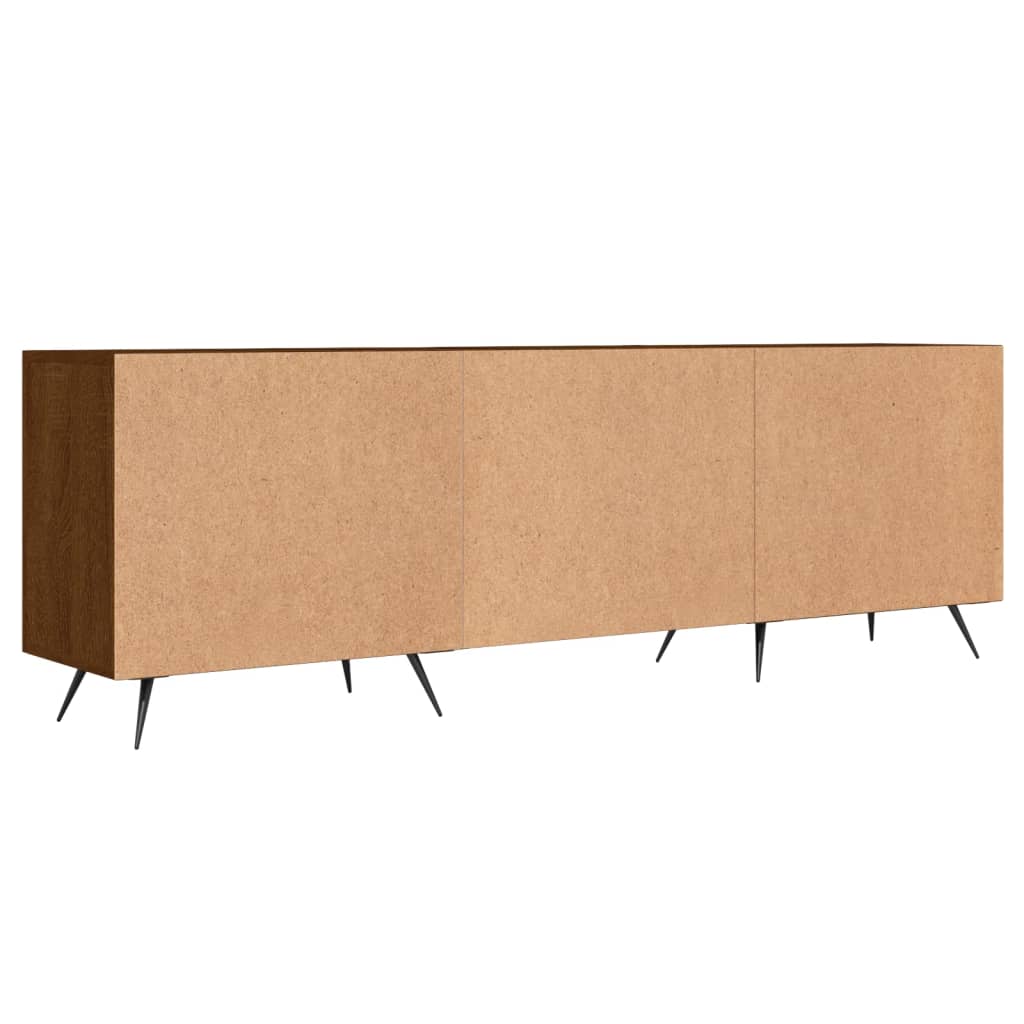 TV-Schrank Braun Eichen-Optik 150x30x50 cm Holzwerkstoff