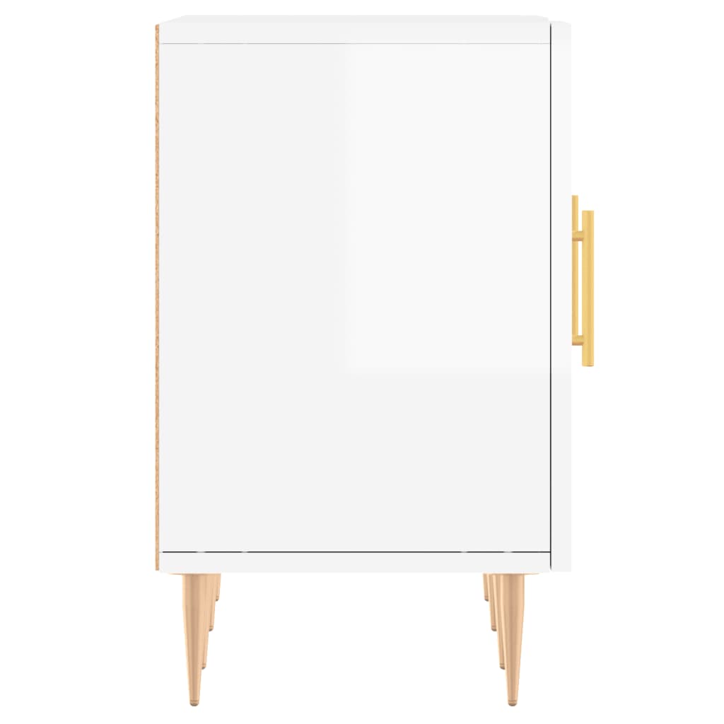 TV-Schrank Hochglanz-Weiß 150x30x50 cm Holzwerkstoff